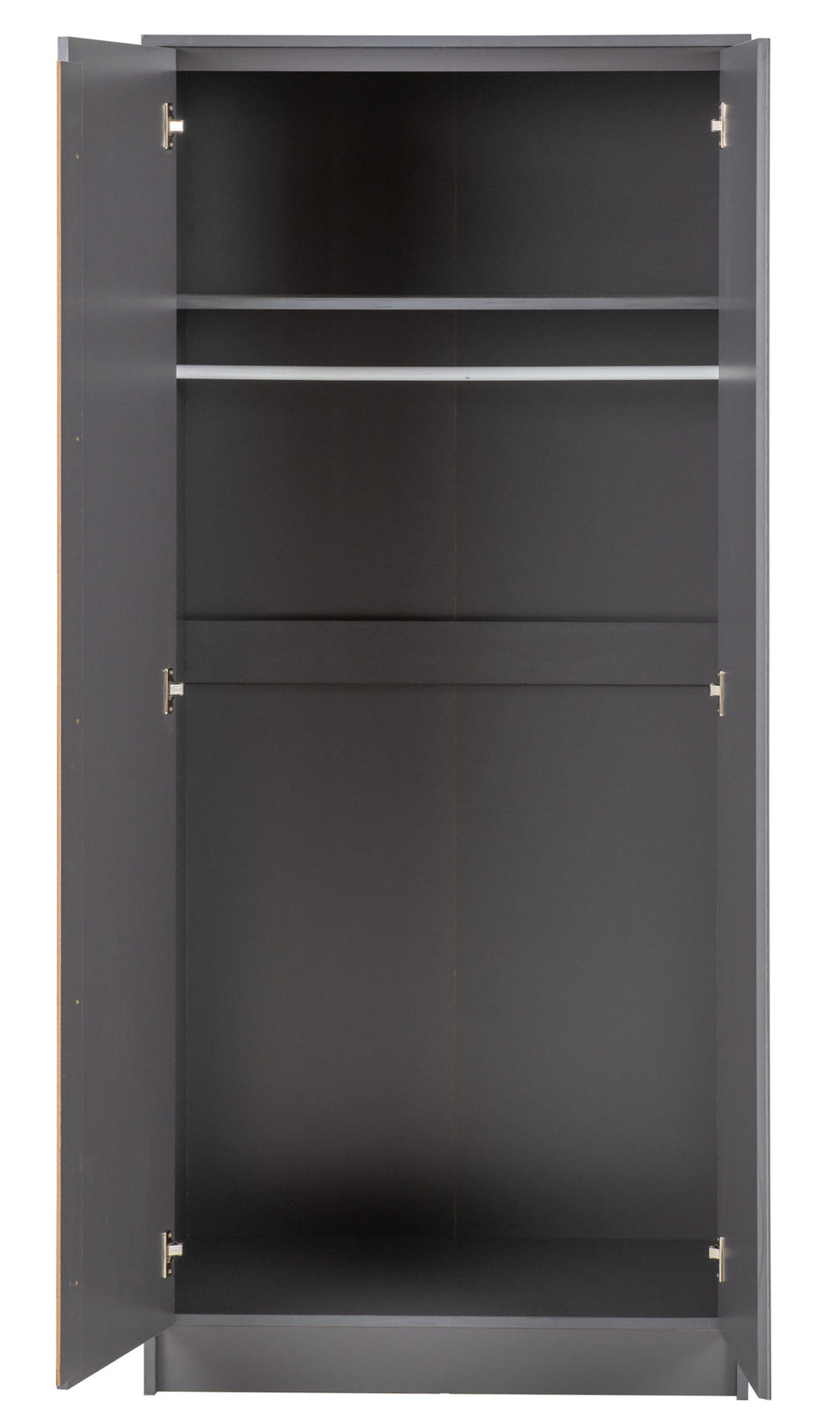 White 3-Piece Bedroom Set with Wardrobe, Chest and Bedside