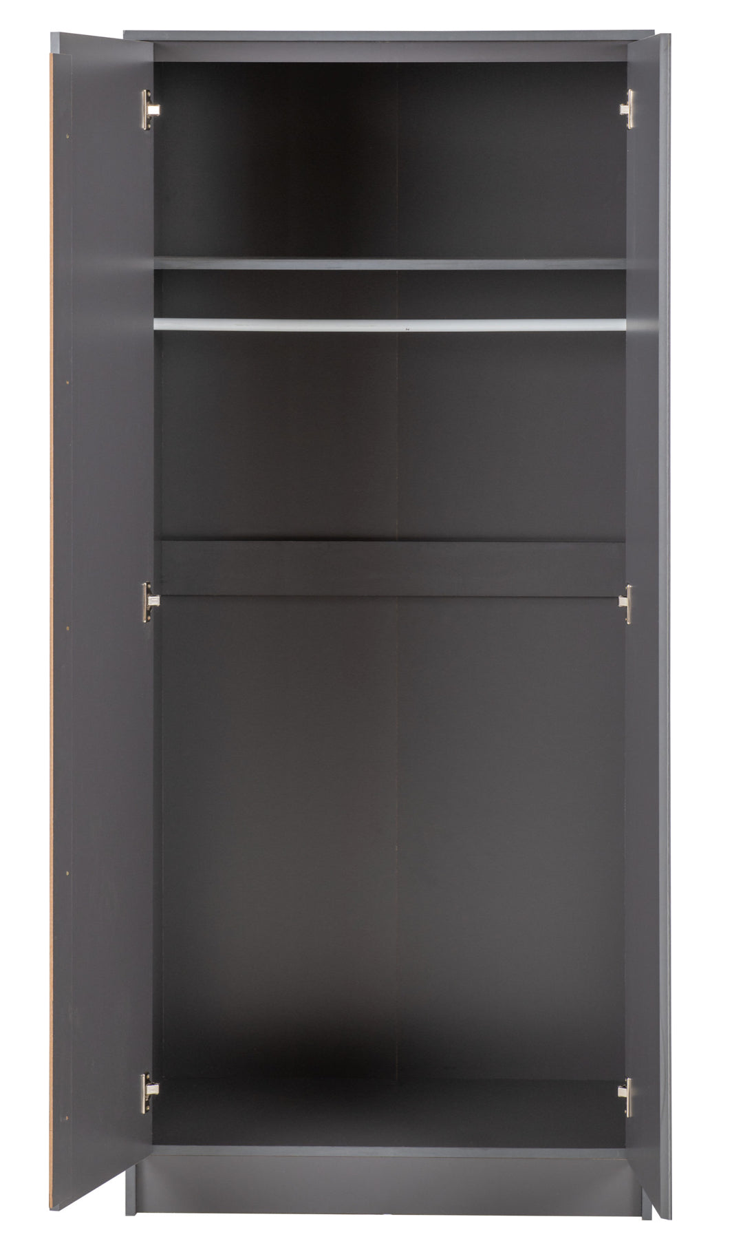 White 3-Piece Bedroom Set with Wardrobe, Chest and Bedside