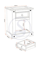 Rustic Pine 3-Piece Bedroom Set with Distressed Wax Finish