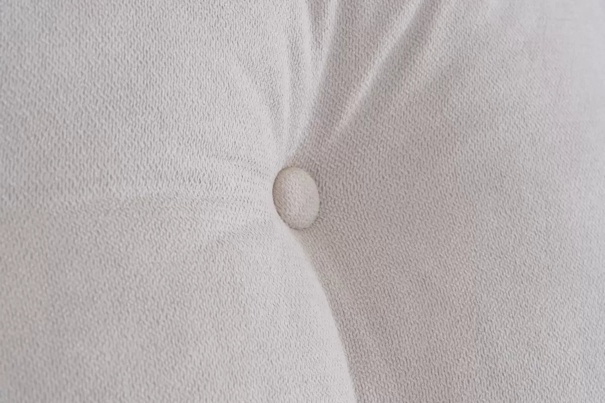 Cushioned Bed with Tufted Headboard