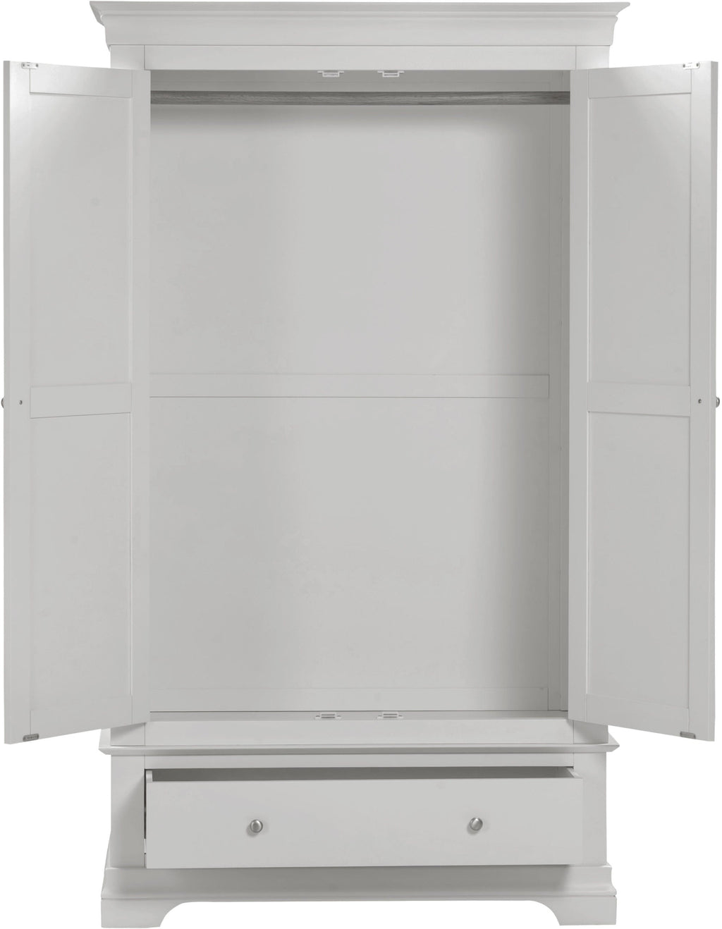 Bordeaux 2 Door Wardrobe Pebble Grey