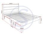 Barton Pine Bed Frame