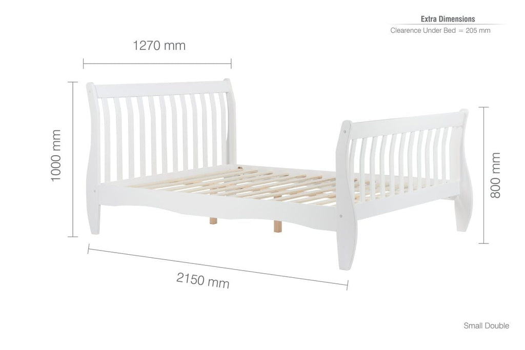 Natural Pine Single Bed Frame