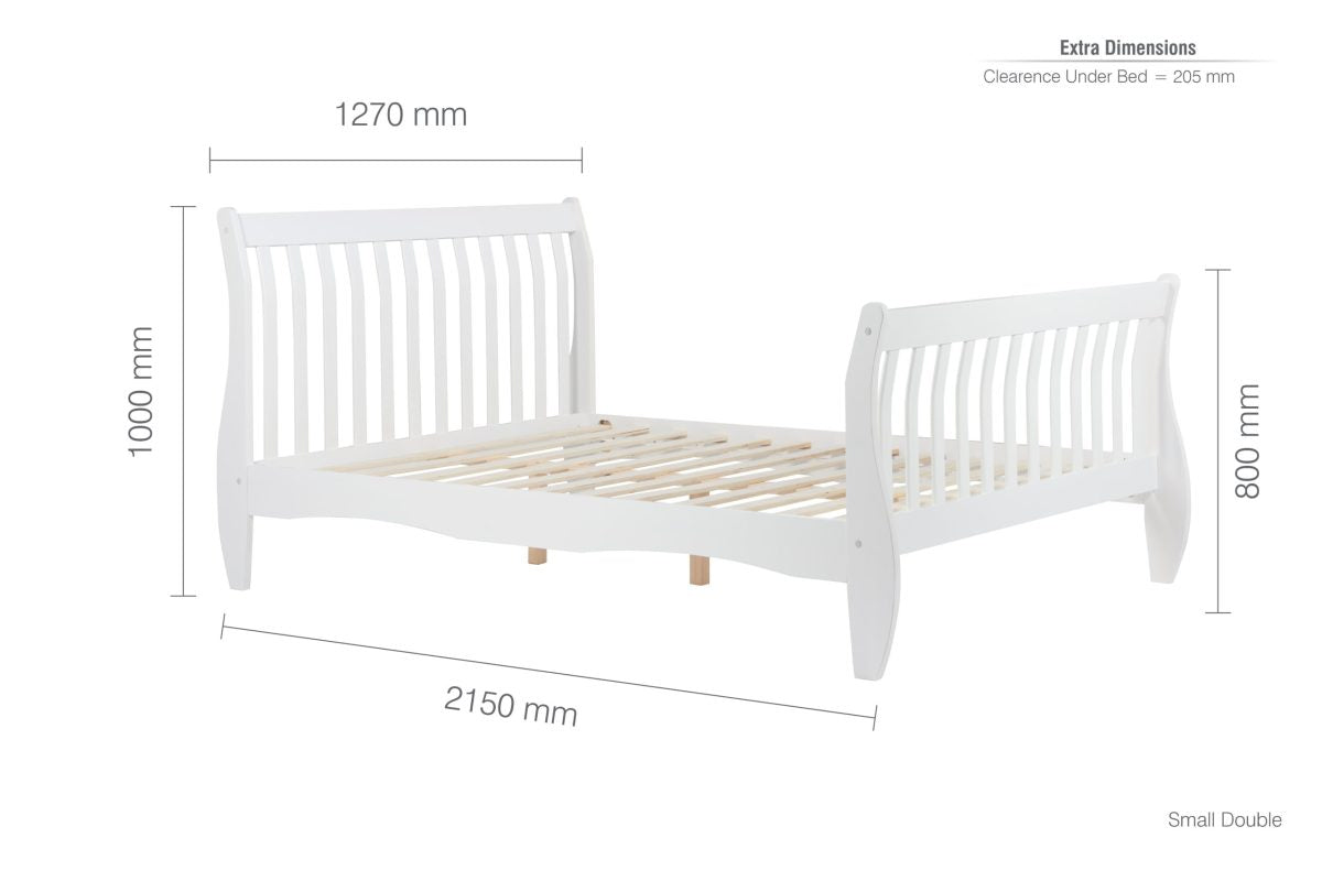 Natural Pine Single Bed Frame
