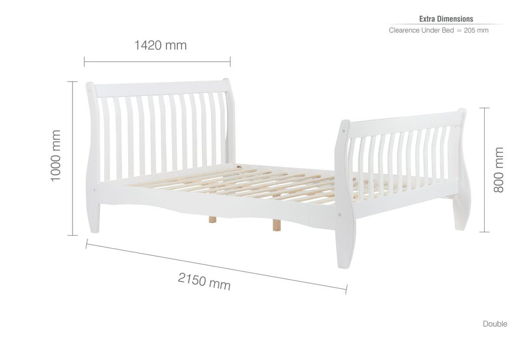 Natural Pine Single Bed Frame