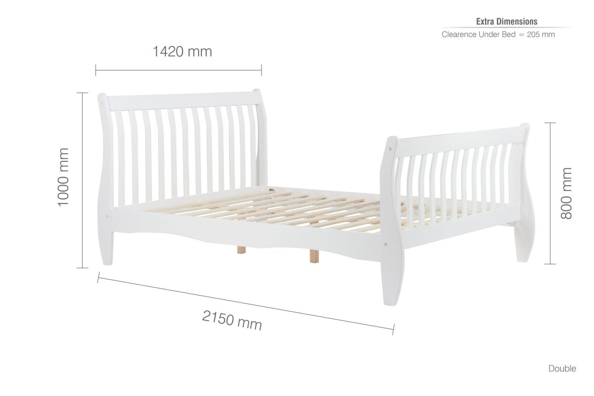 Natural Pine Single Bed Frame