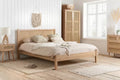 Rattan Headboard Bed Frame - Double