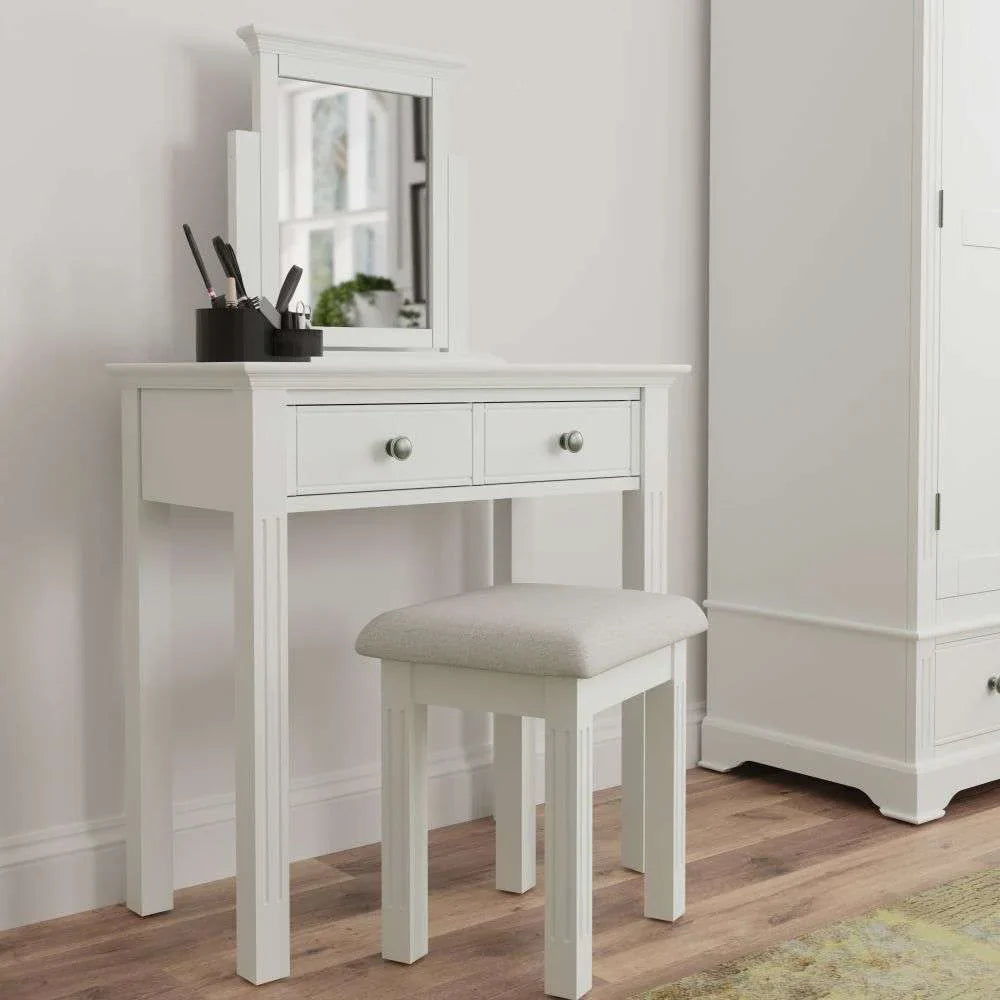 Natural Pine Dressing Table with 2 Drawers