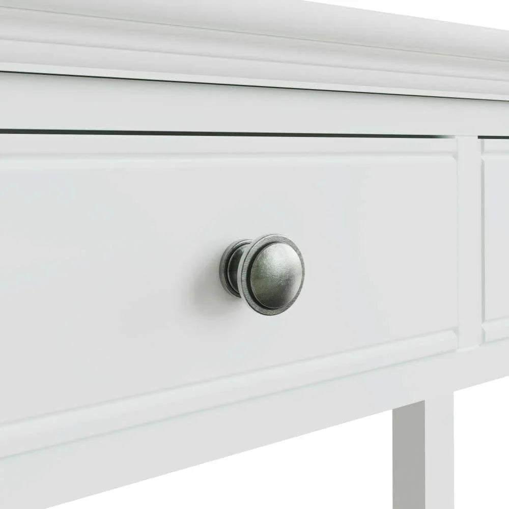 Natural Pine Dressing Table with 2 Drawers