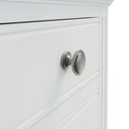 3 Drawer Bedside - White