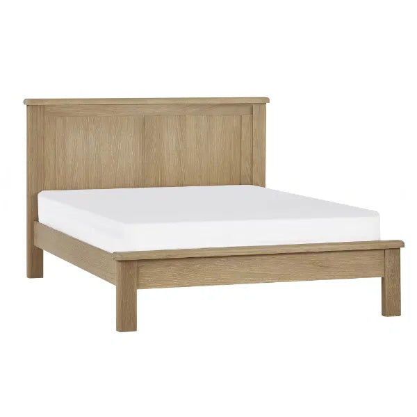 Oak Curved Panel Bed Frame - Double/King