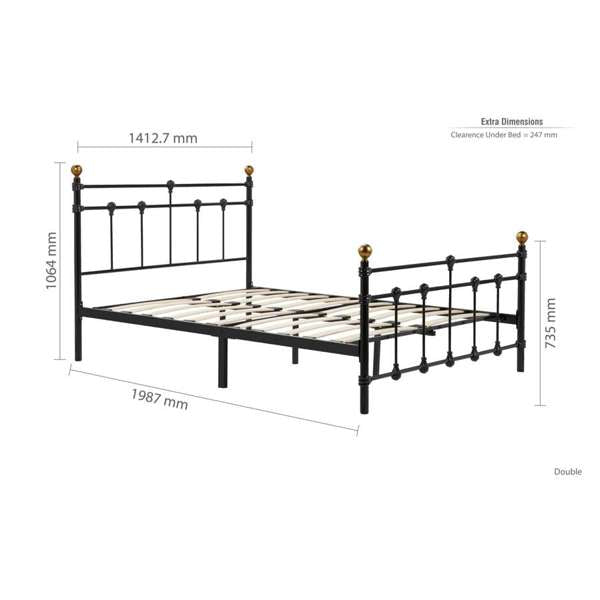 Atlas Bed - Black