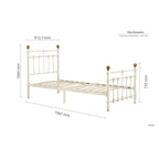 Atlas Bed - Cream
