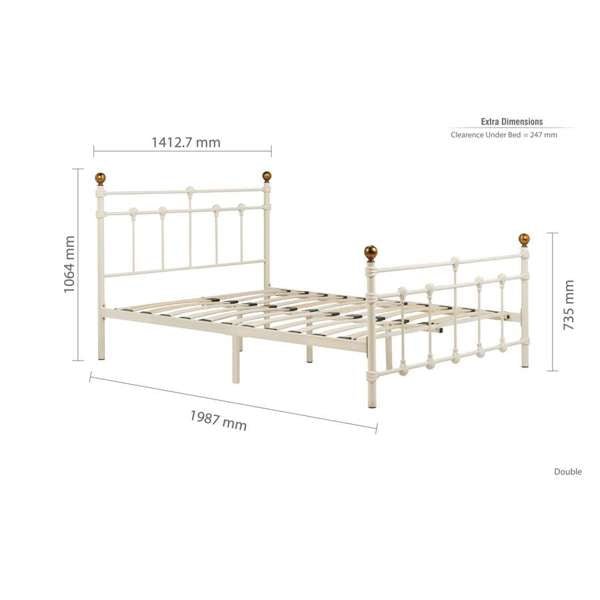 Atlas Bed - Cream