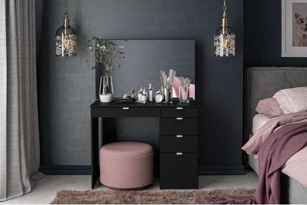 Ava 5 Drawer Dressing Table