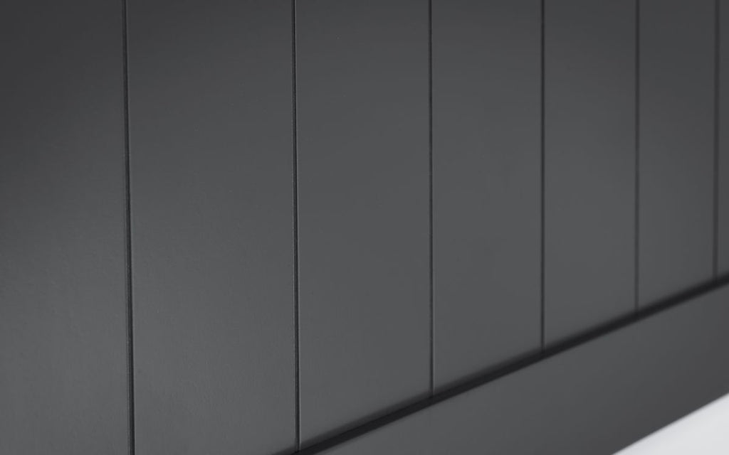 Anthracite Pine Bunk Bed with Panelled Design for 2