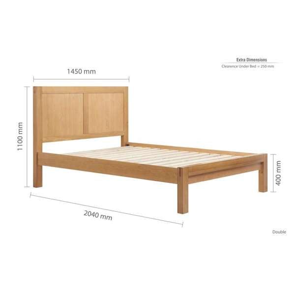 Bellevue Oak Bed