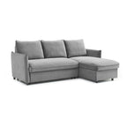 Corner Sofa Bed with Storage and Chaise - 3 Seater