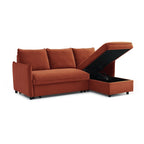Corner Sofa Bed with Storage and Chaise - 3 Seater