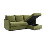 Corner Sofa Bed with Storage and Chaise - 3 Seater