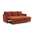 Corner Sofa Bed with Storage and Chaise - 3 Seater