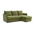 Corner Sofa Bed with Storage and Chaise - 3 Seater