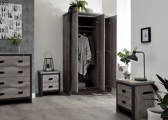 Boston 4 Piece Bedroom Set - Grey