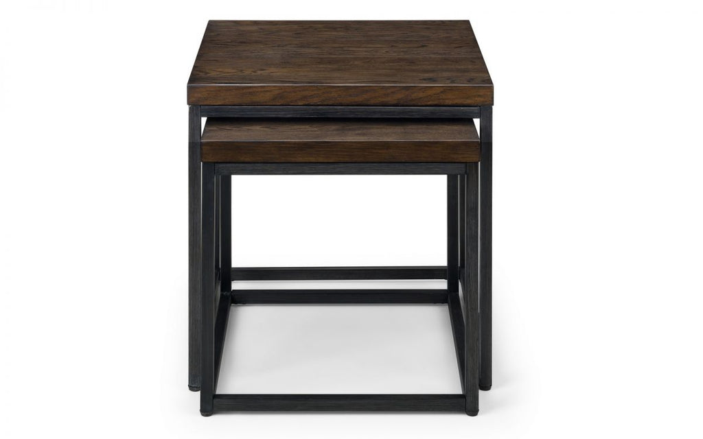 Brooklyn Nesting Lamp Tables - Dark Oak