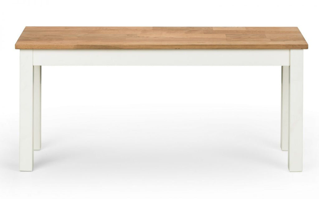 Coxmoor Bench - Ivory & Oak