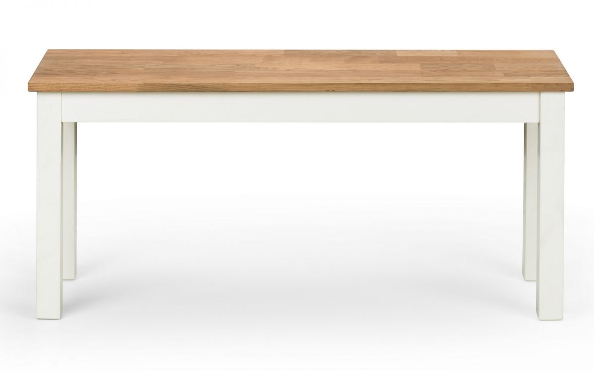 Coxmoor Bench - Ivory & Oak