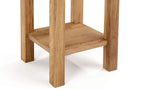 Coxmoor Tall Narrow Side Table - Oak