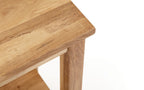 Coxmoor Tall Narrow Side Table - Oak