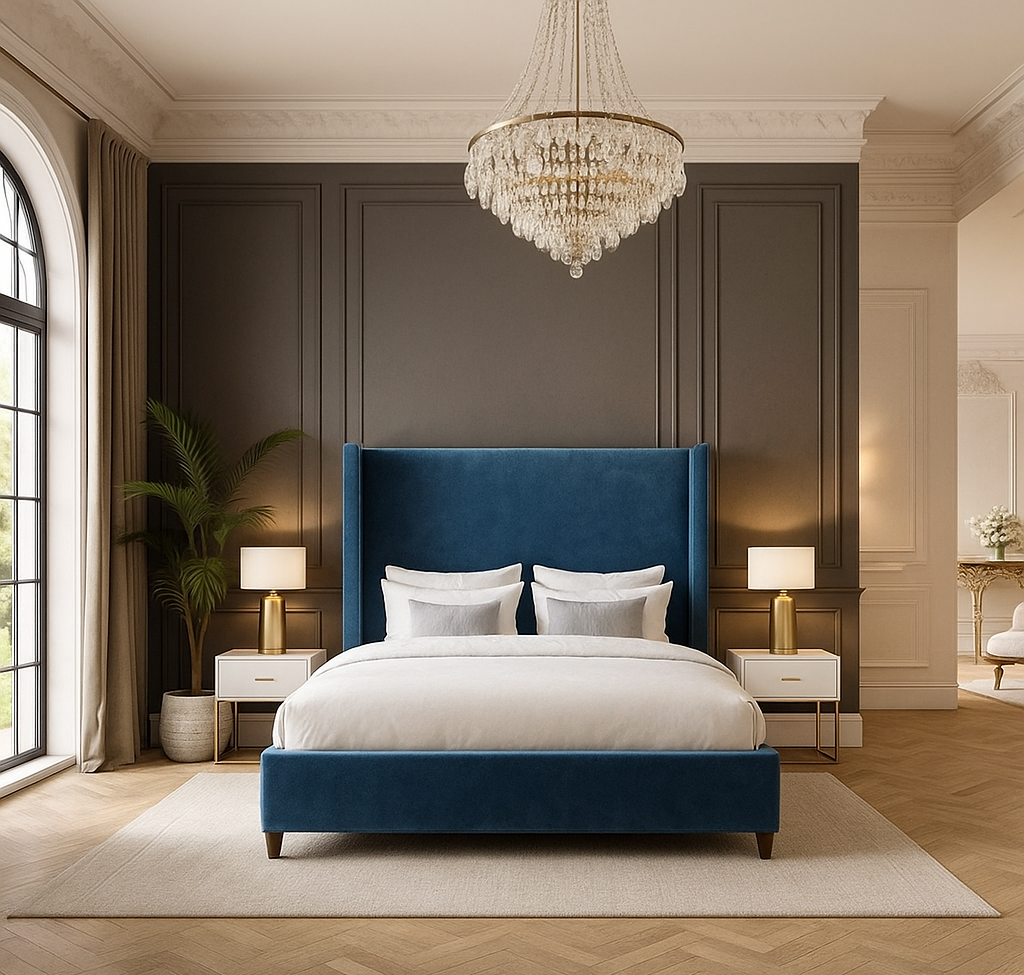 Plain Winged Bed Frame