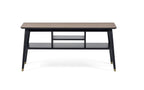 Findlay Media Unit - Walnut & Black