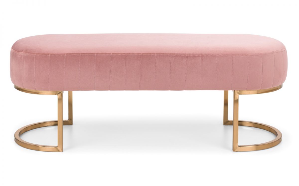 Harrogate Bench - Dusky Pink