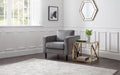 Hayward Armchair - Grey Chenille