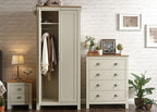 Lancaster 3 Piece Bedroom Set - Cream