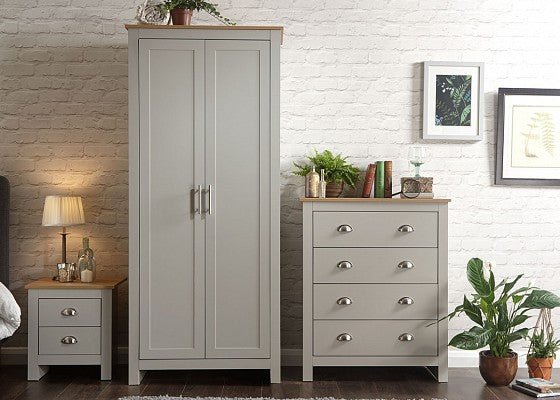 Lancaster 3 Piece Bedroom Set - Grey