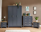 Lancaster 4 Piece Bedroom Set - Navy