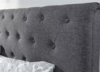 Layla Ottoman Bed - Charcoal Grey