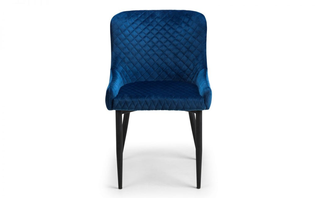 Luxe Velvet Dining Chair - Blue