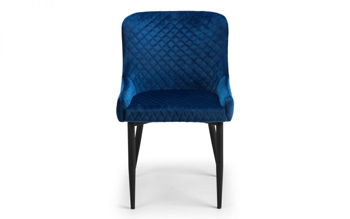 Luxe Velvet Dining Chair - Blue