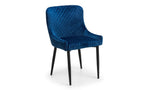 Luxe Velvet Dining Chair - Blue