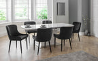 Luxe Velvet Dining Chair - Grey