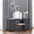 6 Drawer Dressing Table - Anthracite