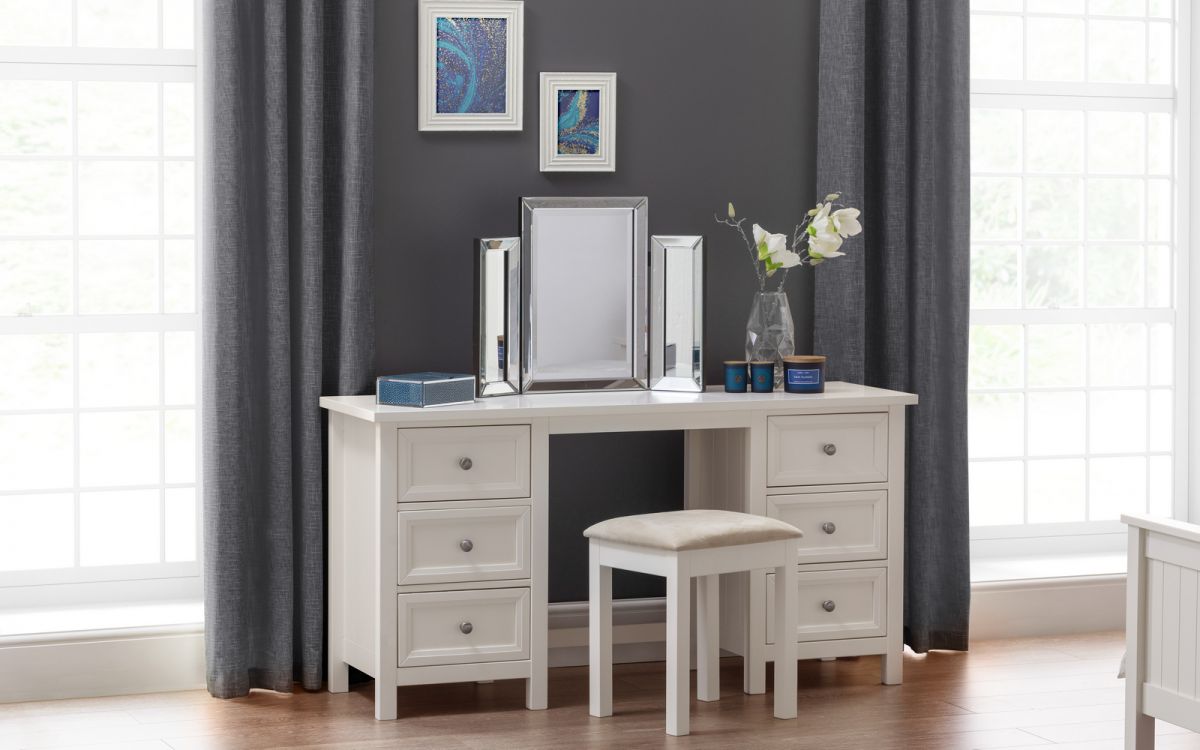 Maine Dressing Table - Surf White
