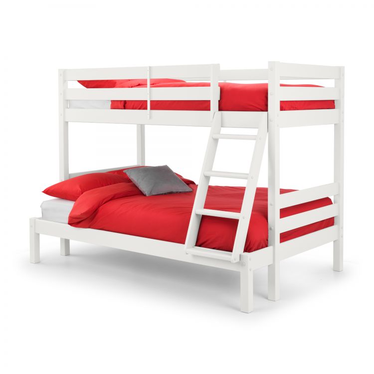 Surf White Triple Sleeper Bunk Bed - Single/Small Double