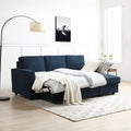 Grey Corner Sofa Bed with Storage - 3-4 Seater