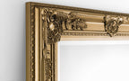 Gold Antique Lean-to Dress Mirror - 170cm
