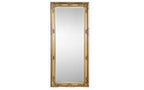 Gold Antique Lean-to Dress Mirror - 170cm